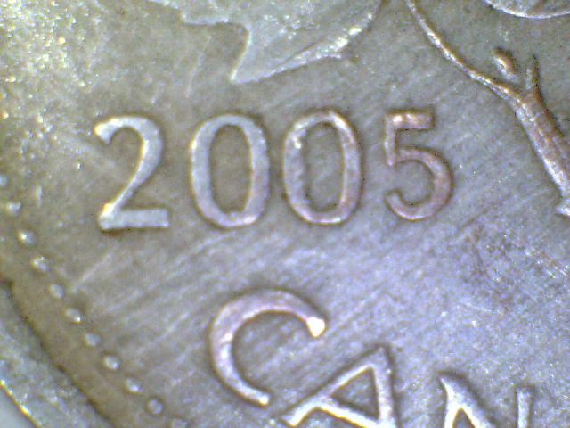Canadian-2005-Un-Plated-Zinc-Penny